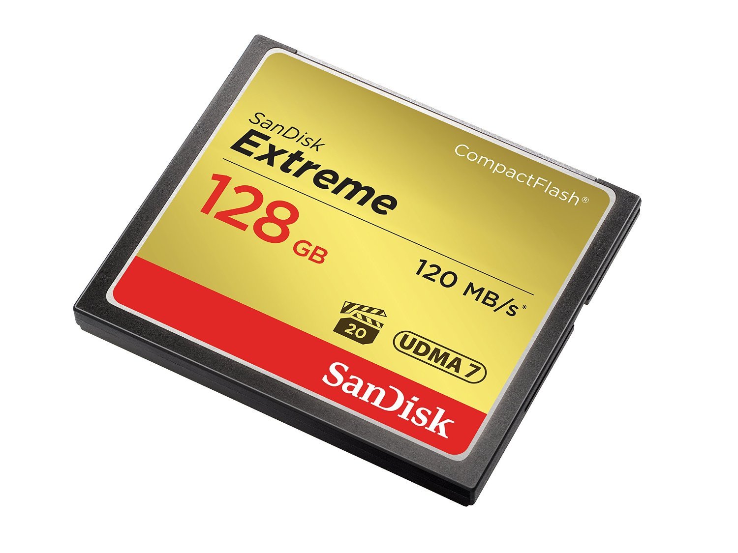 SanDisk Extreme 128GB CompactFlash Memory Card UDMA 7 Speed Up To 120MB/s