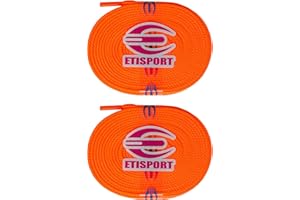 ETISPORT Paio di Lacci per Pattinaggio Professionali, per Pattini su Ghiaccio, Artistici, e in Linea. Resistenti.