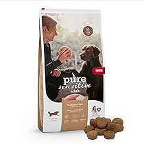 MERA Pure Sensitive Fresh Meat kalkoen en aardappelen, hondenvoer droog met veel vers vlees, gezond droogvoer graanvrij voor volwassen honden (4 kg
