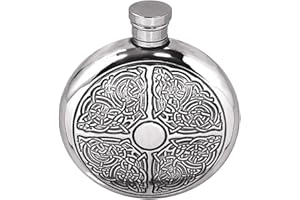 ENGLISH PEWTER COMPANY SHEFFIELD, ENGLAND English Pewter Company CEL176 Flasque celte Ronde 177 ML
