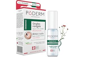 PODERM - ONGLE RONGÉ SOIN CROISSANCE BIO | Aux plantes fortifiante et stimulante de la pousse | Adultes et Enfants | Soin professionnel pied/main | Facile & rapide | Swiss Made