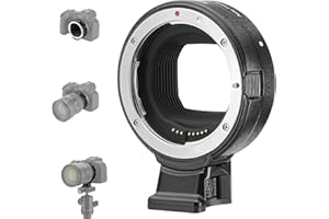 NEEWER EF auf EOS R Mount Adapter, Autofokus Konverter Ring Kompatibel mit Canon EF/EF-S Objektiv auf EOS R Ra RP R6 Mark II R6 R5 R3 R7 R10 R8 R50, Max Load: 4,4lb/2kg, NW-EF-EOSR