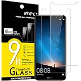 NEW'C 2 Pezzi, Vetro Temperato per Mate 10 Lite, Pellicola Prottetiva Anti Graffio, Anti-Impronte, Senza Bolle, Durezza 9H, 0