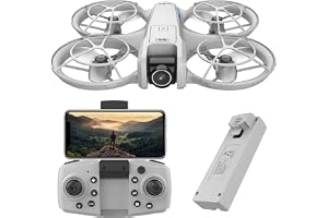 Rollei Fly Minidrönare med 720P-kamera, RC drönare quadrocopter med huvudlöst läge, 360° rotationskontroll via fjärrkontroll och app under 250 g för nybörjare och hobbyanvändare