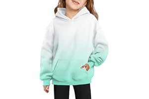 Arshiner Ragazza Felpe con Cappuccio Caldo in Pile Bambine Hoodie Invernale con Tasca Felpa per Ragazze 6-16 Anni