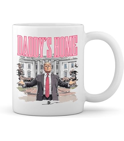 MyCozyCups Trump Fight 2024 Tazza da caffè in ceramica da 325 ml Donald Trump Fist Pump