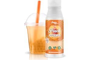 THE INSPIRE FOOD COMPANY INSPIRE FOOD Sirop de Bubble Tea Pêche | Pur Jus de Fruit | 300 ml