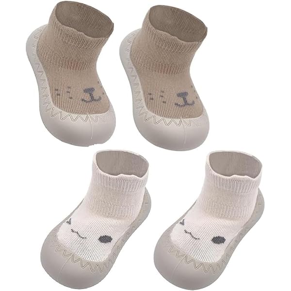 Cheerful Mario Chaussons Chaussettes Femme Hiver - Antidérapants - Chauds Et Confortables - Motif Chat