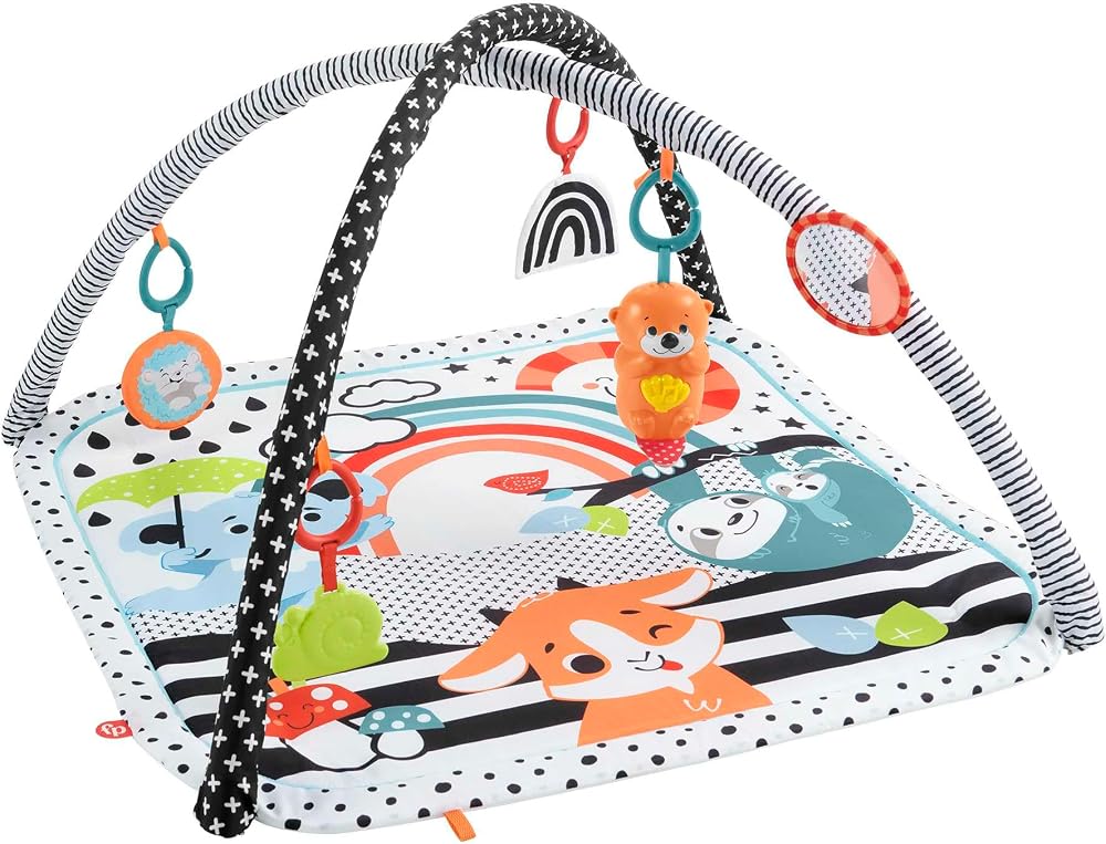 Fisher-Price Neşeli Hayvanlar 3'ü 1 Arada Jimnastik Merkezi™ Fisher-Price Neşeli Hayvanlar 3'ü 1 Arada Jimnastik Merkezi oyun minderi HBP41
