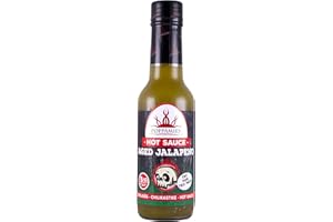 ‎POPPAMIES Poppamies Aged Jalapeno Hot Chili Sauce – glutenfrei, laktosefrei, vegan, würzig: 3/10, 150 ml