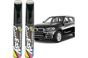 BMHNQ 2 Stück Lackstift Schwarz Auto Lackstift Schwarz Lackstift Schwarz Lackreparaturstift Auto Lackstift Auto Pinsel Kratzerentferner Autokratzer Reparaturmittel Autolack Stift (Schwarz)