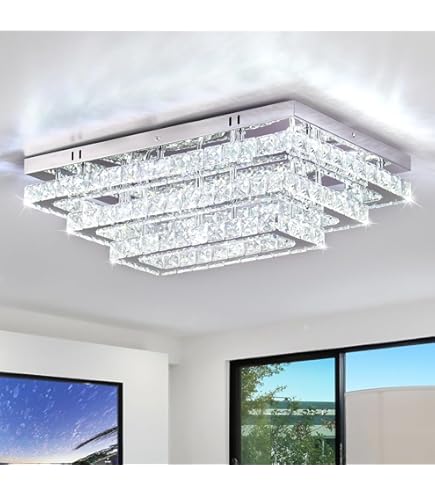 60 Cm Deckenlampe K9 Kristall Retro Deckenleuchte LED Gold Dimmbar Kronleuchter Mit Fernbedienung Rund Esszimmer Schlafzimmer Wohnzimmer Kinderzimmer Modern Kreatives Design Hängeleuchte