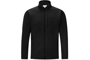 33,000ft Mens Fleece Jackets Lightweight Warm Full Zip Casual Coat Microfleece Sweater Outerwear Running Jacket for Outdoor Hiking Travelling