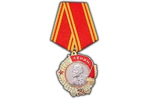 TRIKOTY Riproduzione dell'antica medaglia dell'Ordine di Lenin, il più alto riconoscimento militare dell'URSS per servizio esemplare