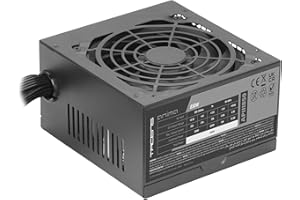 TACENS ANIMA APIII850, Fuente de Alimentación PC ATX 850W, Tecnologías SMD y DC-DC, 85% Eficiencia 12V, Ventilador Ultra-silencioso 12cm, Cables Planos Extralargos, Negro