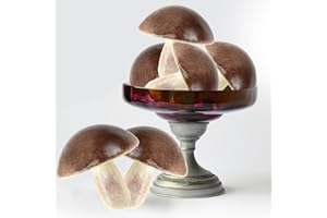 Tuxiaobu Funghi finti, 6 funghi finti in plastica, decorazione di frutta artificiale