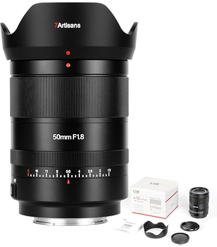 7artisans AF 85mm F1.8 Camera Lens for Sony E Mount, Full Frame