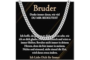 PDTU Geschenke für Männer, Edelstahlkette Liebes Geschenke für Mann Ehemann Freund Papa Bonus Papa Werdender Papa Bruder Sohn, Halskette Herren Geschenk zum Jahrestag Geburtstag