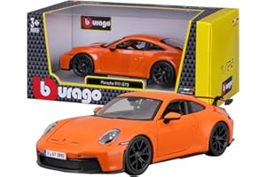 Bburago - Porsche 911 GT3 - Maqueta Realista de Coche a Escala 1:24 (Color Aleatorio Entre los Disponibles), Licencia Oficial Porsche, Edad Recomendada 3+ años