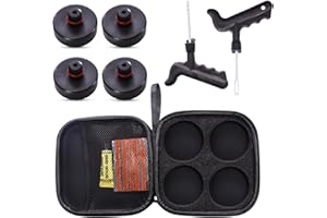 Mtanlo Tesla Model 3/S/X/Y Jack Pad Valet de Rondelle, cuscinetto di sollevamento in gomma con valigetta portaoggetti con 4 rondelle per auto, accessori per veicoli Tesla (confezione da 9)