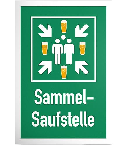 Institut für Bekämpfung von Unterhopfung Bier 28 x 12 cm