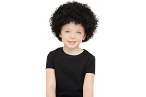Funidelia | Peluca afro para niño y niña Música Disco, Abba, Bee Gees, Décadas - Accesorios para niños, accesorio para disfraz - Negro