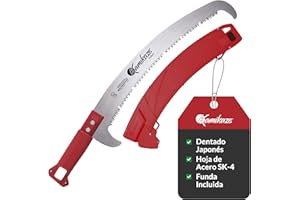 KAMIKAZE PERFORMANCE IN YOUR HANDS KAMIKAZE Serrucho Multiherramienta MT360BH Corte Japonés con Enganche Rápido Pértiga Telescopica.Uso en Altura o Serrucho Manual.Gancho Superior e Inferior para Poda de Ramas de madera. Diente Japonés