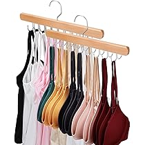TIMPHO Confezione da 2 grucce salvaspazio per reggiseni