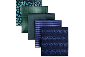 S&W SHLAX&WING Set fazzoletto da taschino assortito da 5 pezzi per giacca