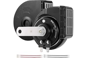 RUPSE Air Horn 12v, Waterproof Super Loud Car Horn, 126 DB Air Horns, Air Horns for Car Truck Lorrys Train Motorcycle Vehicles Boat