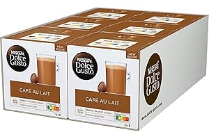 ‎NESCAFÉ DOLCE GUSTO NESCAFÉ DOLCE GUSTO Café au Lait Kaffeekapseln 6er Pack (6 x 16 Portionen)