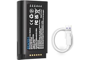 REACELL 7000mAh Rechargeable Battery Compatible for Eufy E340 C31 Video Doorbell, 3.7V Backup Battery Long-Lasting, Quick-Release, Easy to Install and Remove, Pack with USB-C Cable (2025 New Version)