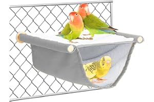 AKONE Hamaca para pájaros, litera, nido de pájaros, cuevas, lugares para dormir, jaula de pájaros, accesorios, juguete, nido de pájaros, litera, hamaca colgante para periquitos, cacatúas, pinzones, hámster,