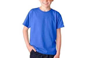 BOD HOME, Pack 1 o 2 Camisetas de Niño/Unisex Manga Corta 100% Algodón, Camiseta Infantil Básica Cuello Redondo para Niños, Variedad de Colores Lisos, Suave, Cómoda, Versátil, Tallas de 5 a 15 años