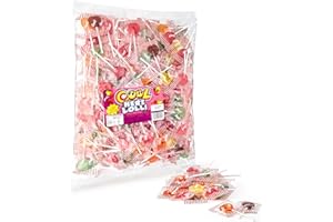 ‎COOL Cool Herzlolli 200 Stück im 1 kg Beutel, flache Lutscher in Herzform, 1er Pack (1 x 1 kg)