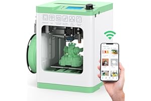 ENTINA Tina2S Stampante 3D con Stampa WiFi, Livellamento automatico Mini Stampante 3D Completamente Assemblata per Principianti, Scheda madre Ultra Silenziosa Migliorata
