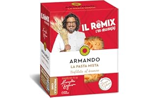 Armando, La Pasta Mista, Pasta di Semola di Grano Duro di Filiera 100% Italiano - Trafilata al bronzo - 12 confezioni da 500 gr