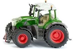 siku 3293, Fendt 728 Vario, Tracteur jouet, 1:32, métal/plastique, vert, Cabine amovible, Roues caoutchoutées