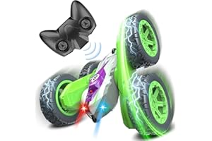 Gralal 2.4Ghz 360° Drehung 4WD Ferngesteuertes Auto mit LED-Lichter - Outdoor Spielzeug & Geschenke für Kinder