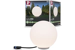‎PAULMANN Paulmann 941.77 Outdoor Plug & Shine Lichtobjekt Globe IP67 3000K 235lm 24V 94177 Kugelleuchte Ausse