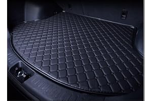 DOUII Funda de Maletero de Coche Protector Maletero para KIA Niro 2017-2022 2023 5 Seats, Cuero Duradero AntiarañAzos Impermeable Alfombra,All-Black