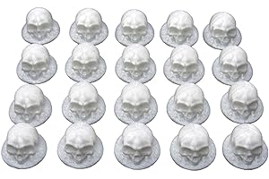 EnderToys Jetons de tête de mort, compteurs plaies pour dessus de table, accessoires de jeu imprimés 3D à peindre