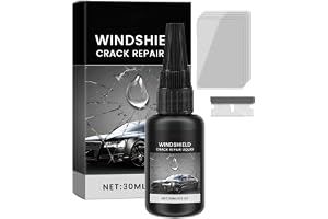 Windshield Cracks Repair Kit 30ml – DIY Windscreen Repair Kit, Windshield Chip Repair Windshield Crack Repair UV Resin Fast Cure 5–10 min Restores Clarity, Car Glass Repair Kit, Auto Glass Repair Kit