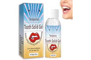 SONGQEE Temporary Tooth Filling, Moldable Temporary Tooth Repair for False Teeth, Dental Repair Beads for Chipped & Broken Tooth, Quick Fix Tooth Solid Gel for False Teeth