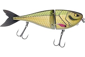 Berkley Zilla Jointed Glider leurre dur pour la pêche du brochet en eau douce, coule doucement, hameçon Fusion, action erratique, sans plomb