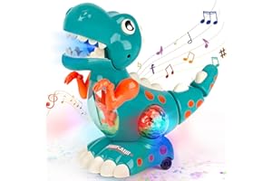 DINORUN Baby Toys Crawling Walking Dinosaur Toys With Musical Light for Boys And Girls Baby Sensory Sound Toys Toddler Birthday Gifts