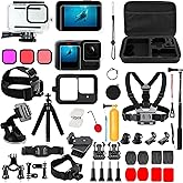 Accessories for GoPro Hero 13 Black, Saprdii Waterproof Protective Case, Waterproof Case, Diving Accessories, Selfie Rod Filt