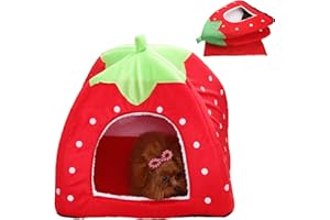 BAOSROY Meerschweinchen Bett,Kuschelsack Meerschweinchen Haus,Meerschweinchen Kuschelhöhle,Kuschelig Gemütliches Kleintierbetten,Waschbares Kaninchen Bett,Spielzeug für Zwergkaninchen,Chinchilla