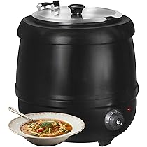 10 Liter Elektrische Soeppan Voor Cateraars En Restaurants Roestvrijstalen Voering 400 W Warmte Isolatie Feestjes En Koks 2