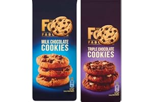 Cookies Bundle With Fox's Fabulous Milk Chocolate Cookie and Triple Chocolate Cookie 180 g (2 Mixed Pack) - By Oerich Gift